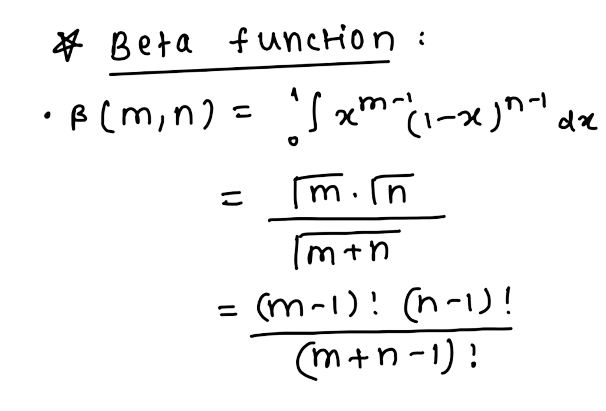 Beta function Image